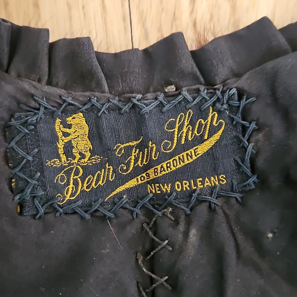 Vintage Fur Wrap With Tails And Feet O/S